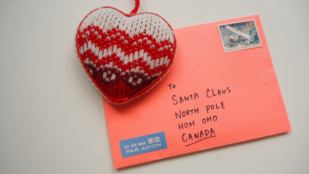 返事がくる カナダのサンタクロースに英語で手紙を出しました おうちえいご園