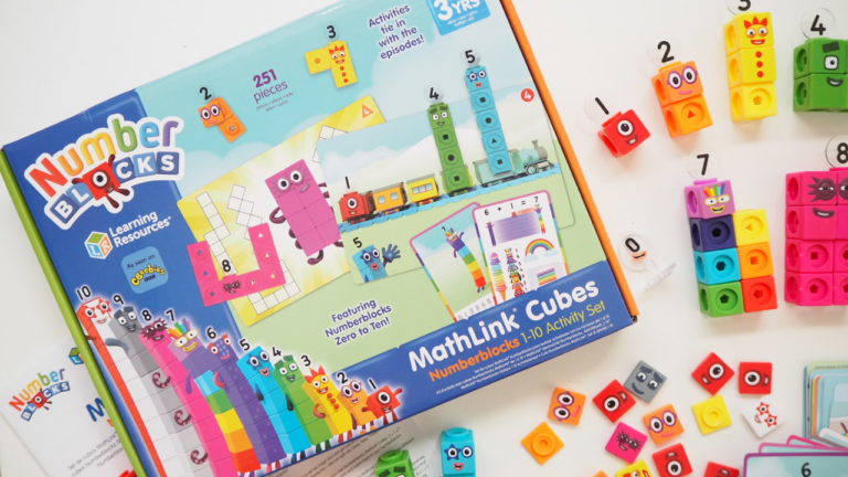 activity cards of Numberblocks toy Learning Resorces mathlinkcubes blocks